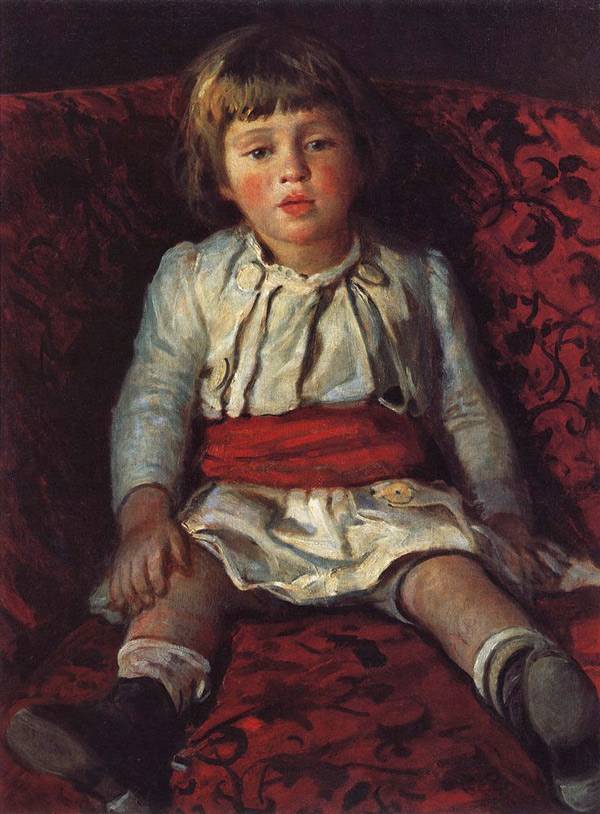 Портрет Николая Ге, внука художника. 1889