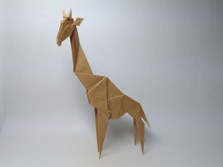 Какие сделать жирафа оригами из бумаги